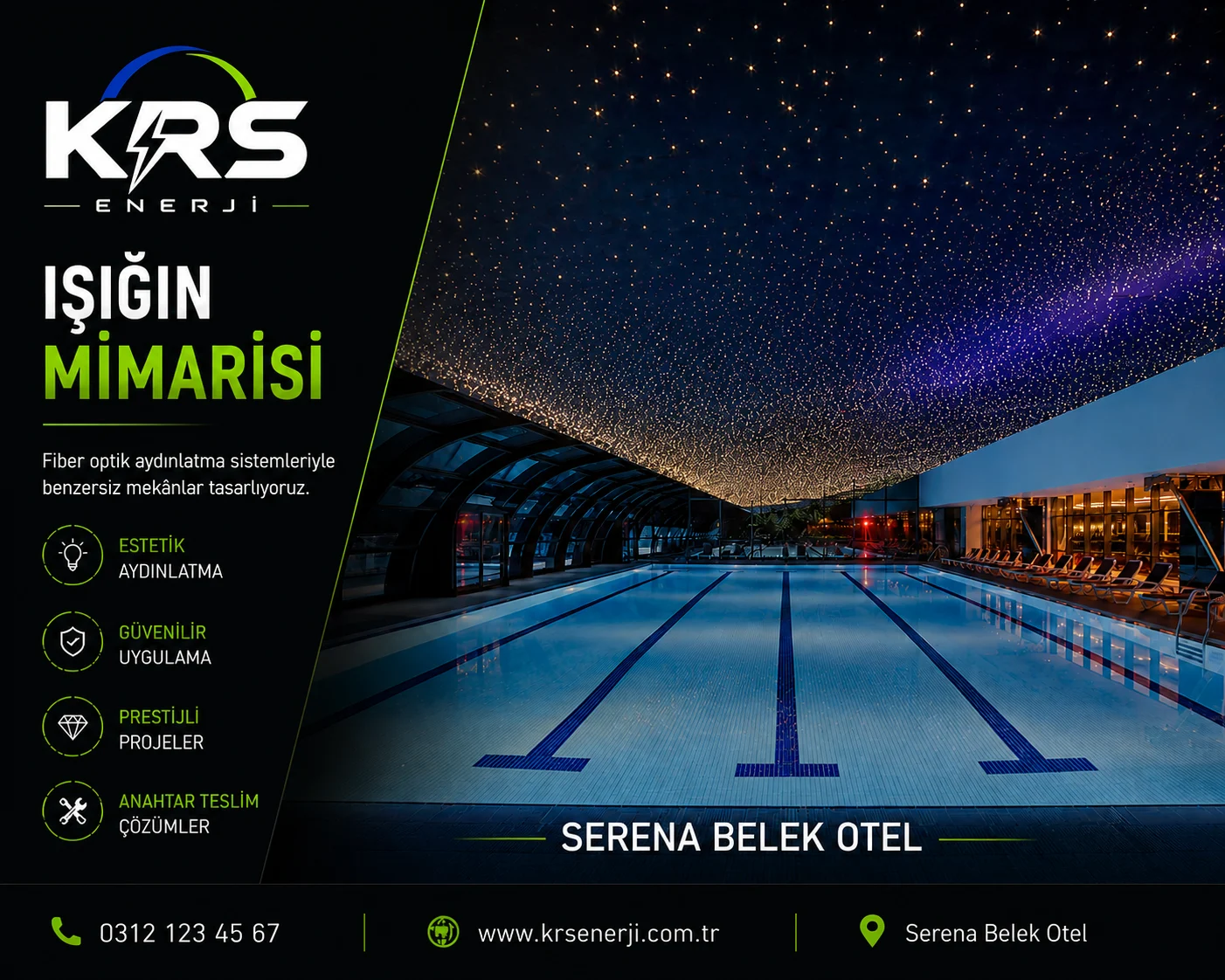 MRYA Resort Yalta – Fiber Optik Aydınlatma Sistemi